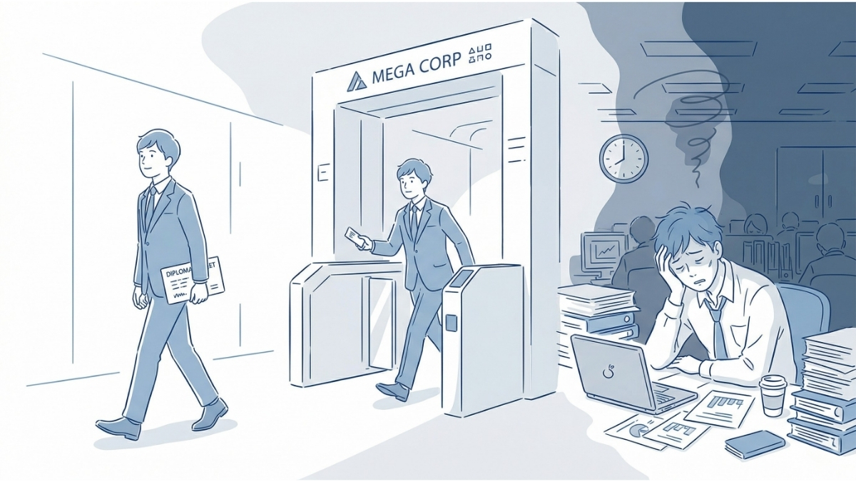 【大学不要論】根拠その2:学歴は大企業への切符に過ぎない