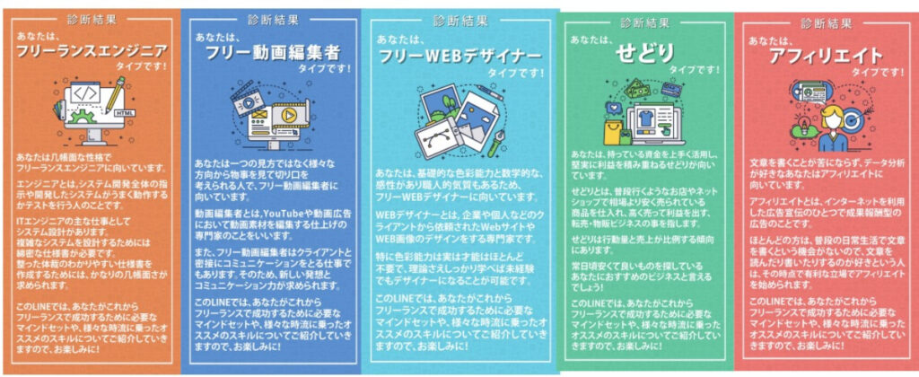 人生逃げ切りサロンのフリーランスビジネス診断