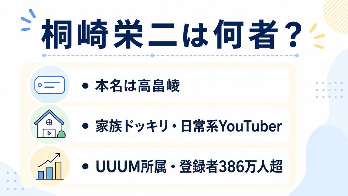 桐崎栄二は何者?