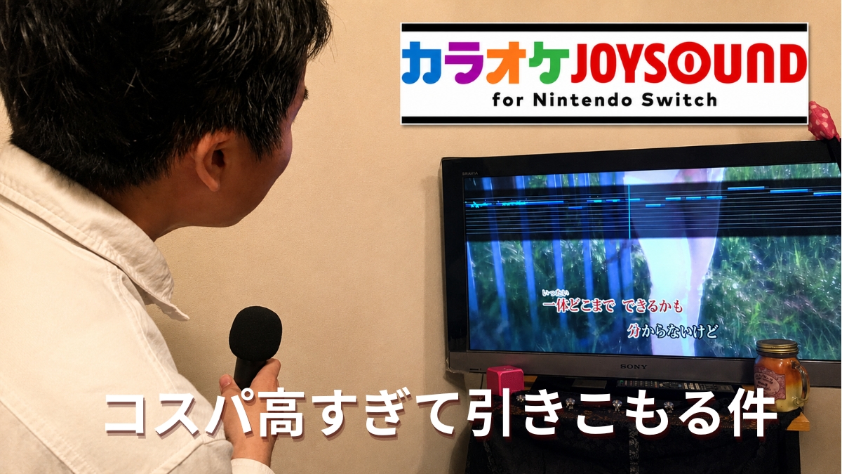 Switchカラオケのコスパが高すぎてめっちゃ引きこもる件